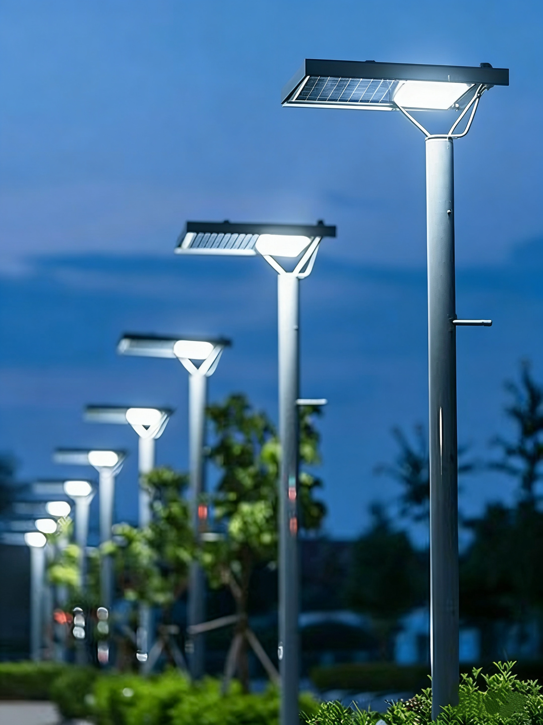 High-Efficiency IP66 Solar Street Light with 100W to 400W Options